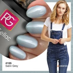 Pink Gellac - Satin Grey - Gellak - Vegan - Grijs - Glanzend - 15ml -Cosmeticawinkel 1200x1200 148