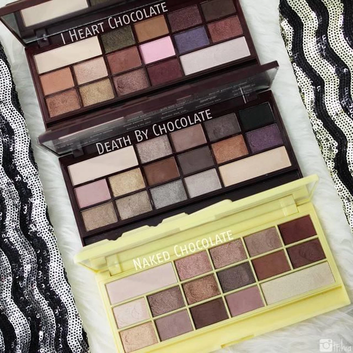 Makeup Revolution I Love Revolution Oogschaduw Palette - White Chocolate 5 Makeup Revolution I Love Revolution Oogschaduw Palette - White Chocolate - Afbeelding 3