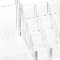 Relaxdays Make-up Organizer - Tweedelig - Cosmetica Opbergdoos - Transparant -Cosmeticawinkel 1200x1200 1594