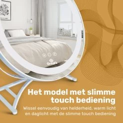 Great's® Make Up Spiegel Met LED Verlichting- ⌀ 40cm - Visagie Spiegel Rond - Extra Close Up Spiegeltje 10x - Wit 14 Great's® Make Up Spiegel Met LED Verlichting- ⌀ 40cm - Visagie Spiegel Rond - Extra Close Up Spiegeltje 10x - Wit -Cosmeticawinkel 1200x1200 1614