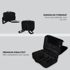 Cosmetica Koffer - Make-up Koffer Met Verstelbare Vakken - Visagie En Nagelstyliste Beauty Koffer - 35x25x11CM -Cosmeticawinkel 1200x1200 1638