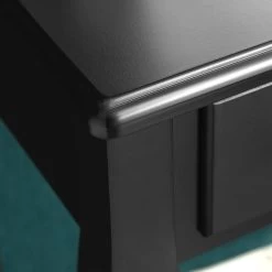 Merkloos Kaptafel, Kaptafel Met Grote Spiegel Zonder Frame, Toilettafel, Kaptafel, Voor Make-up, Gewatteerde Kruk, 5 Laden, Verplaatsbare Opbergdoos, Zwart RDT25BK -Cosmeticawinkel 1200x1200 1643