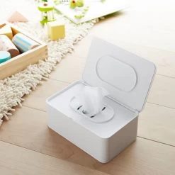 Yamazaki Bakje Voor Vochtige Doekjes - Wit - Met Deksel -Cosmeticawinkel 1200x1200 1647