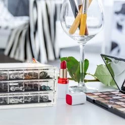 Relaxdays Make-up Organizer Acryl - 3 Lades Met Vakken Acrylbox - Cosmeticabox Opbergdoos - Doorzichtig -Cosmeticawinkel 1200x1200 1650