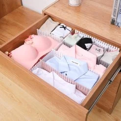 Merkloos Waal Kunststof Ladeverdeler - Lade Organizer - Set Van 6 Stuks - Voor Kleding/Keuken/Bureau/Make-Up - Op Maat Te Knippen - Roze -Cosmeticawinkel 1200x1200 1699