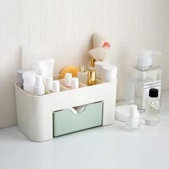 IBright Make-Up Organizer Met Lade - Cosmetica Opbergdoos - Bureau Organizer - Groen -Cosmeticawinkel 1200x1200 1720