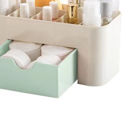 IBright Make-Up Organizer Met Lade - Cosmetica Opbergdoos - Bureau Organizer - Groen -Cosmeticawinkel 1200x1200 1721