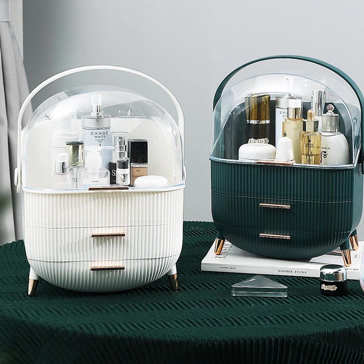 PIXMY® - Make Up Organizer – Ladekastje – Sieraden Houder - Groen 11 PIXMY® - Make Up Organizer – Ladekastje – Sieraden Houder - Groen - Afbeelding 9