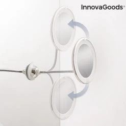 Innovagoods Led Vergrotende Spiegel Met Flexibele Arm En Zuignap Mizoom - Spiegel Met Verlichting - Spiegel - Spiegel Met Zuignap - Spiegel Met Verlichting - Badkamerspiegel Met Led Verlichting - Spiegel Met Verlichting Make Up - Spiegel Met Licht -Cosmeticawinkel 1200x1200 1746