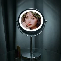 A&K Make Up Spiegel Met Ringverlichting | LED Verlichting | Scheerspiegel - Zilver 18 A&K Make Up Spiegel Met Ringverlichting | LED Verlichting | Scheerspiegel - Zilver -Cosmeticawinkel 1200x1200 1775