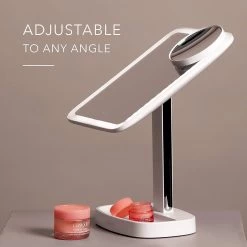 LED Make-up Spiegel Met 3 Lichtinstellingen En 15x Vergrotingsspiegel - Kies Tussen Natuurlijk Daglicht, Zacht Wit Of Neutraal Wit Licht (Aura) -Cosmeticawinkel 1200x1200 1787