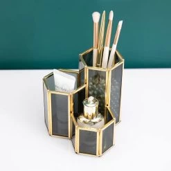 Kwastenhouder Kenza | Make-up Organizer | Kwastenhouder | Cosmetica Opbergdoos | Kwasten Houder | Kwasten Opbergen | Houder Voor Make-up Kwasten | Kwasten Organizer | Brushes Holder | Beautybox | Cosmetica Organizer | Pennenbakje | Houder -Cosmeticawinkel 1200x1200 1816