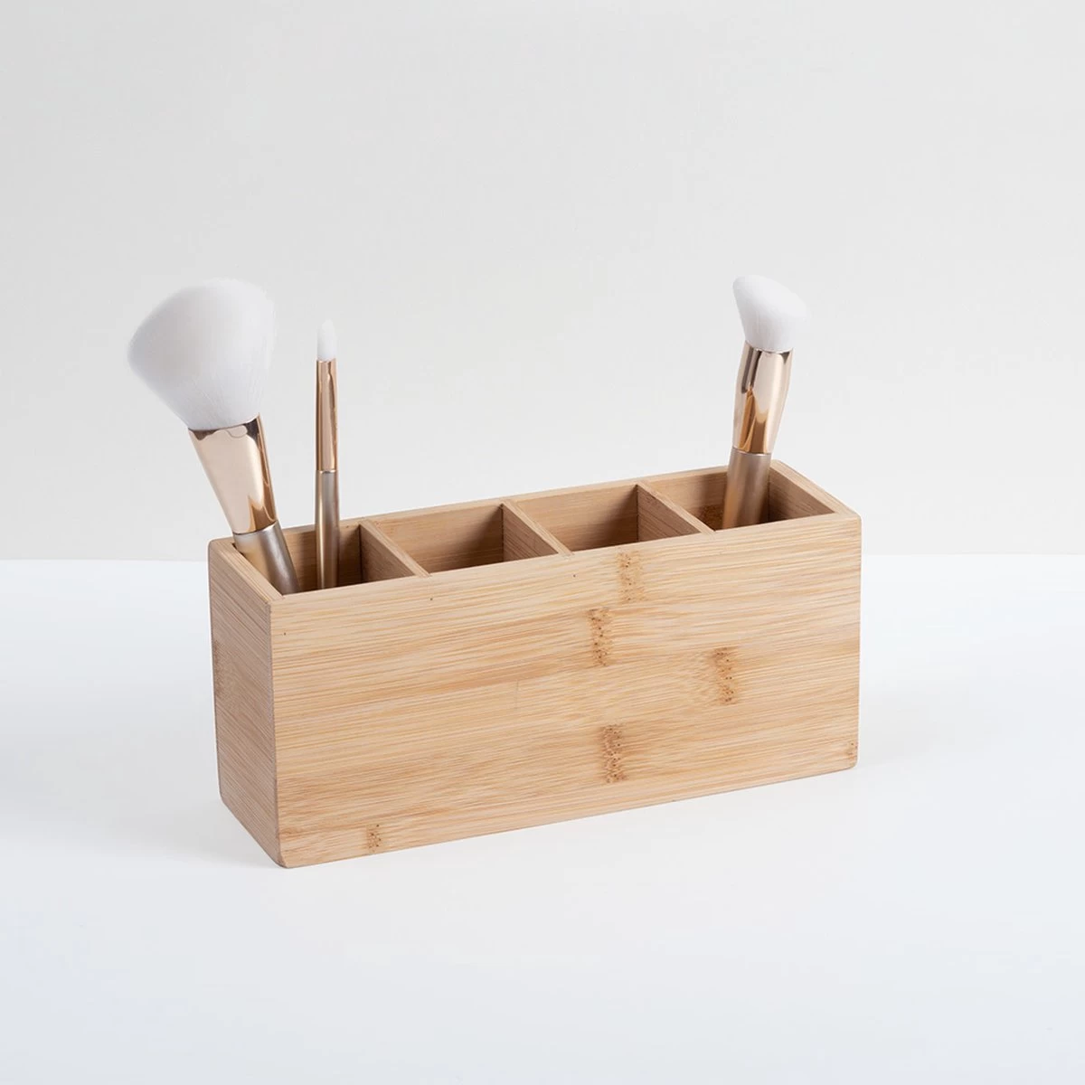 Five® Make-up Kwastenhouder Bamboe - Hout - Sorteervakken & Duurzaam 3 Five® Make-up Kwastenhouder Bamboe - Hout - Sorteervakken & Duurzaam