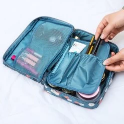 Merkloos Reis Toilet Bag Make Up Organizer - Toillettas - Cosmetica Etui - Travel Organizer - Reisartikelen - Reizen Accessoires -Cosmeticawinkel 1200x1200 1831