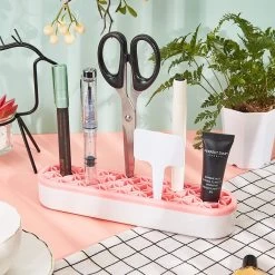 Make Up Organizer - Melon - Make Up Holder - Kwasten Organizer - Make Up Houder - Nagellak/Lipstick Organizer - Lippenstift Houder - Siliconen 11 Make Up Organizer - Melon - Make Up Holder - Kwasten Organizer - Make Up Houder - Nagellak/Lipstick Organizer - Lippenstift Houder - Siliconen -Cosmeticawinkel 1200x1200 1864