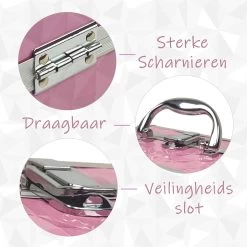 Make Up Koffer Meisjes En Dames Roze - Make Up Organizer Met Spiegel - Cosmetica Koffer - Beautycase Koffer 13 Make Up Koffer Meisjes En Dames Roze - Make Up Organizer Met Spiegel - Cosmetica Koffer - Beautycase Koffer -Cosmeticawinkel 1200x1200 1910
