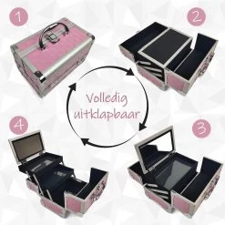 Make Up Koffer Meisjes En Dames Roze - Make Up Organizer Met Spiegel - Cosmetica Koffer - Beautycase Koffer 15 Make Up Koffer Meisjes En Dames Roze - Make Up Organizer Met Spiegel - Cosmetica Koffer - Beautycase Koffer -Cosmeticawinkel 1200x1200 1911
