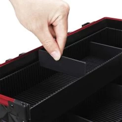 Make-upkoffer, Kapperskoffer, Cosmeticakoffer, Lege Nagelkoffer, Multikoffer, Afsluitbaar Voor Nageldesign/massageolie/fotoapparatuur, 34,7 X 22,2 X 25 Cm , Volledig Zwart HM-YAHEE-411233 -Cosmeticawinkel 1200x1200 1952