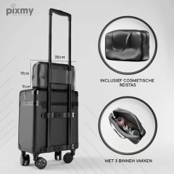 PIXMY® - MT130-S - Make Up Koffer - Cosmetica Koffer - DESIGN -Cosmeticawinkel 1200x1200 1960