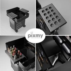 PIXMY® - MT130-S - Make Up Koffer - Cosmetica Koffer - DESIGN -Cosmeticawinkel 1200x1200 1967