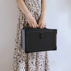 Make Up Koffer- Make Up Organizer- Beautycase -zwart -Make-upkoffer- Multifunctionele Koffer- Make-upkoffer- Sieradenkoffer- Kapperskoffer- Afneembare Schouderriem- Klassieke Zwarte Beautycase -Cosmeticawinkel 1200x1200 1979