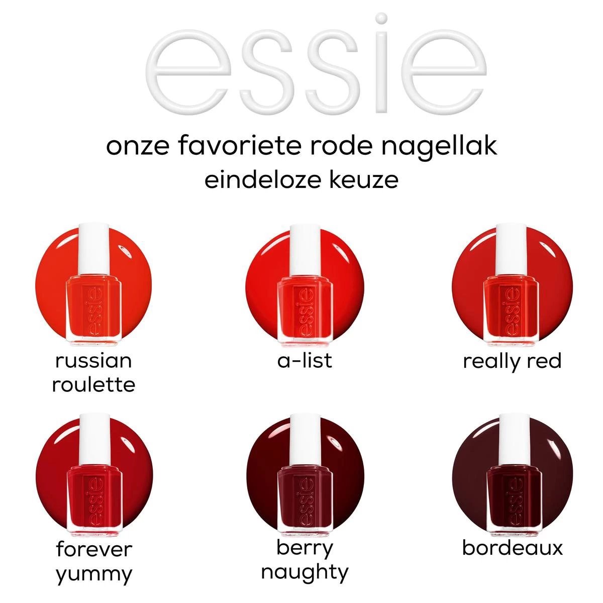 Essie A List 55 - Rood - Nagellak 11 Essie A List 55 - Rood - Nagellak - Afbeelding 9