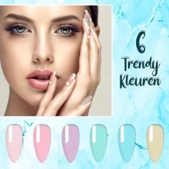 Luneya Gellak - Vivid Vibes Edition - 6-Delige Gellak Starterspakket - Gel Nagellak 18 Luneya Gellak - Vivid Vibes Edition - 6-Delige Gellak Starterspakket - Gel Nagellak -Cosmeticawinkel 1200x1200 248