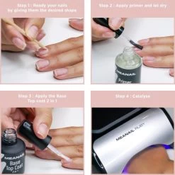 Méanail - Gellak - Kit Ruby - Gellak Starterspakket - Led Lamp 48w - Gelnagellak -Cosmeticawinkel 1200x1200 256