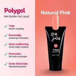Miss Jules® Polygel Kit - 30 Ml Natural Pink - Polygel Nagels Starterspakket – Polygel Set Incl. Instructievideo (NL) – Polygel Starters Kit 10 Miss Jules® Polygel Kit - 30 Ml Natural Pink - Polygel Nagels Starterspakket – Polygel Set Incl. Instructievideo (NL) – Polygel Starters Kit -Cosmeticawinkel 1200x1200 267
