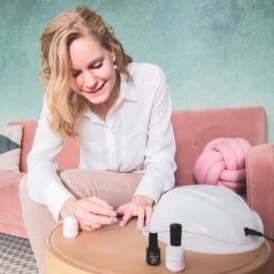 Miss Jules - 6-Delige Gellak Starterspakket - Nagellak - Kleur Grijs, Roze & Glitter - Glanzend & Dekkend Resultaat -Cosmeticawinkel 1200x1200 290