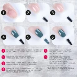 Miss Jules - 6-Delige Gellak Starterspakket - Nagellak - Kleur Grijs, Roze & Glitter - Glanzend & Dekkend Resultaat -Cosmeticawinkel 1200x1200 291