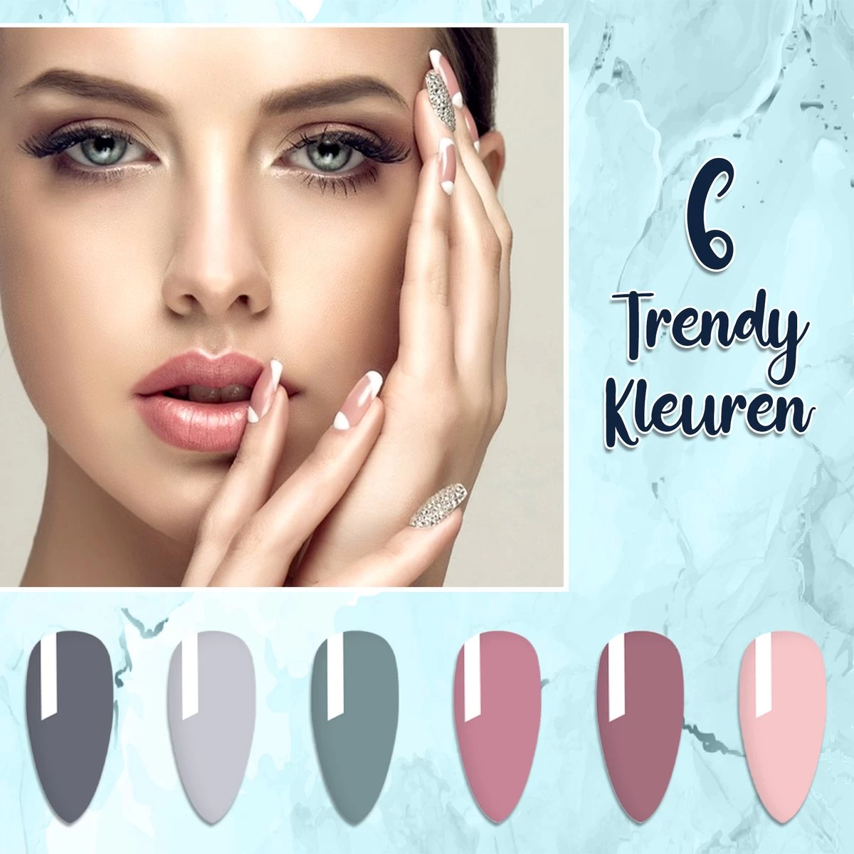 Luneya Gellak - Hidden Blossom Edition - 6-Delige Gellak Starterspakket - Gel Nagellak 9 Luneya Gellak - Hidden Blossom Edition - 6-Delige Gellak Starterspakket - Gel Nagellak - Afbeelding 7