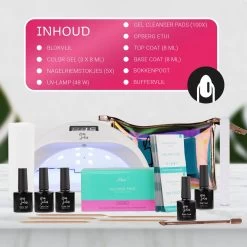 Miss Jules - Complete Gellak Starterspakket - Kleur 3 X Roze - Glanzend & Dekkend Resultaat - Inclusief UV/LED Lamp & Instructievideo (NL) -Cosmeticawinkel 1200x1200 328