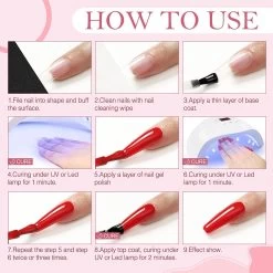 Gellak Starterspakket - 6 Kleuren - UV Lamp 48W - Gellak - Gel Nagellak - Gellak Set -Cosmeticawinkel 1200x1200 368