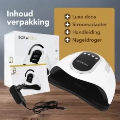 BoraPora Professionele Nageldroger - 280 Watt UV LED Lamp Nagels - 66 Leds - Nagel UV Lamp - Gellak Lamp - Nagellamp - Nagellamp Led - Nagellamp Voor Gel Nagellak - Nagellamp Led Uv - Nagellamp Uv - Nagellamp Gelnagels - Gellak - Nageldroger -Cosmeticawinkel 1200x1200 404