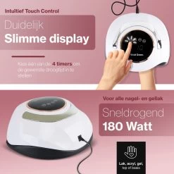 Vivid Green UV Lamp Gelnagels - Led Nagellamp - Gellak Nagel Lamp - Nageldroger - Naggellak Droger - Nagels - 180W 13 Vivid Green UV Lamp Gelnagels - Led Nagellamp - Gellak Nagel Lamp - Nageldroger - Naggellak Droger - Nagels - 180W -Cosmeticawinkel 1200x1200 418