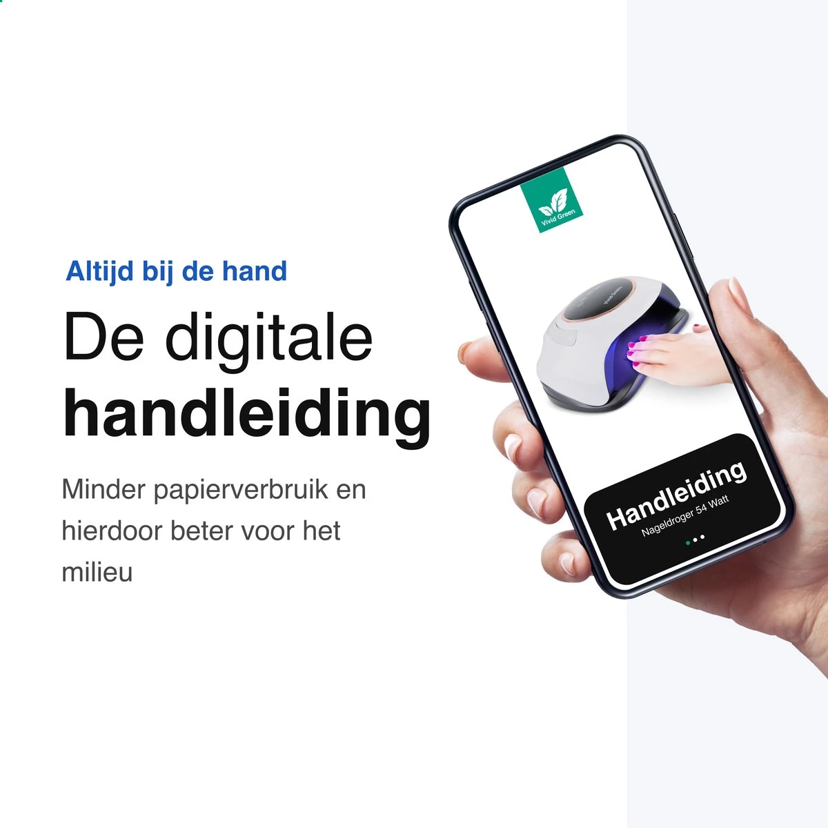 Vivid Green UV Lamp Gelnagels - Led Nagellamp - Gellak Nagel Lamp - Nageldroger - Naggellak Droger - Nagels - 180W 11 Vivid Green UV Lamp Gelnagels - Led Nagellamp - Gellak Nagel Lamp - Nageldroger - Naggellak Droger - Nagels - 180W - Afbeelding 9