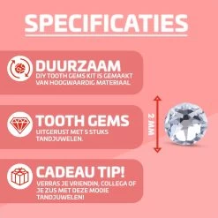 Nince DIY Tooth Gem Kit Hoogwaardig Materiaal - Wit - Tand Diamantje Kit -Cosmeticawinkel 1200x1200 43