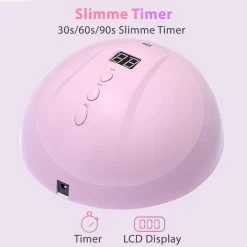 Merkloos Nagel UV Lamp Gelnagels - LED Lamp - Gellak - Nagellak Droger - Nagellak - 36W - Roze -Cosmeticawinkel 1200x1200 433