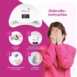 TheBeautyWay Nageldroger - Voor Gelnagels - Geschikt Voor Elke Nagel Gellak - 24 LEDs -Cosmeticawinkel 1200x1200 436