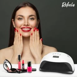 Rebela | Nageldroger | Gelnagels | GEL UV LED Nail Lamp 168w | UV Lamp Gelnagels | Led Nagellamp | Nageldroger | Wit 20 Rebela | Nageldroger | Gelnagels | GEL UV LED Nail Lamp 168w | UV Lamp Gelnagels | Led Nagellamp | Nageldroger | Wit -Cosmeticawinkel 1200x1200 445