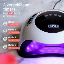 Triple J® UV Lamp Gelnagels - Nageldroger - Nagellamp - Automatische Timer - 36 LEDs - Wit -Cosmeticawinkel 1200x1200 458