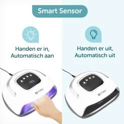 ForDig 220W Professionele Nageldroger Voor Gel Nagels - Nagellak Droger Met UV LED Lamp En Timer Voor Gelnagels - Nageldrogerlamp Met 57 LED Lampjes Voor Nagel Gellak - Geschikt Voor Manicure En Pedicure - Nagellakdroger Hard Gelpolish Builder -Cosmeticawinkel 1200x1200 470