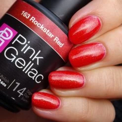 Pink Gellac - Rockstar Red - Gellak - Vegan - Rood - Glanzend - 15ml -Cosmeticawinkel 1200x1200 48