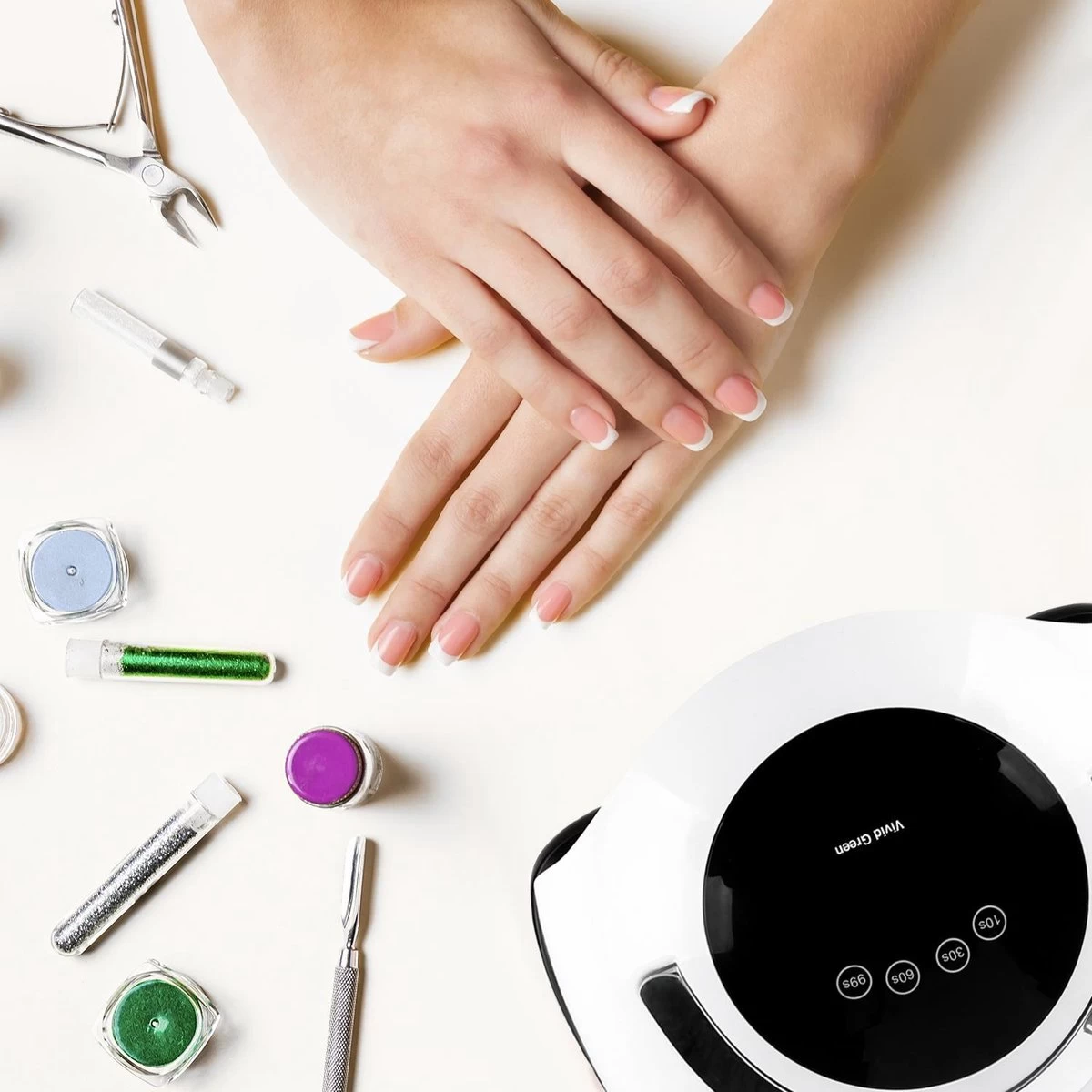Vivid Green UV Lamp Gelnagels - Led Nagellamp - Gellak Nagel Lamp - Nageldroger - Naggellak Droger - Nagels - 120W 9 Vivid Green UV Lamp Gelnagels - Led Nagellamp - Gellak Nagel Lamp - Nageldroger - Naggellak Droger - Nagels - 120W - Afbeelding 7