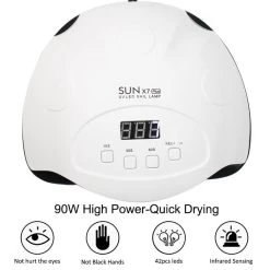 Nageldroger- 90 Watt LED UV Inclusief Manicure- Pedicure Set - Professioneel - Nagel Lamp LED - Professionele Nageldroger - Ledlamp - Gel Nagellak - Gelpolish - Gel Nagels - Builder Gel - Acryl -Cosmeticawinkel 1200x1200 484