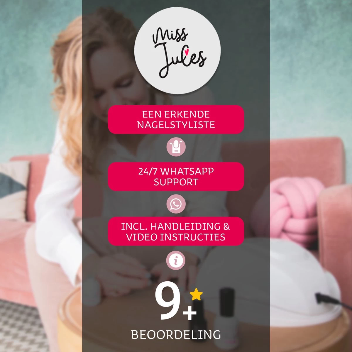 Miss Jules - Acryl Nagels Starterspakket - Wit, Roze & Transparant - Professionele Kunstnagels 8 Miss Jules - Acryl Nagels Starterspakket - Wit, Roze & Transparant - Professionele Kunstnagels - Afbeelding 6