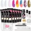 Merkloos Nepnagels - Polygel Set - 8 Kleuren - Nagels Set - Polygel Starter Set - Nagelverlenging Gel Kit - Voor Beginners - Voor DIY Salon Art Nagels -Cosmeticawinkel 1200x1200 504