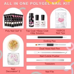 Merkloos Nepnagels - Polygel Set - 8 Kleuren - Nagels Set - Polygel Starter Set - Nagelverlenging Gel Kit - Voor Beginners - Voor DIY Salon Art Nagels 16 Merkloos Nepnagels - Polygel Set - 8 Kleuren - Nagels Set - Polygel Starter Set - Nagelverlenging Gel Kit - Voor Beginners - Voor DIY Salon Art Nagels -Cosmeticawinkel 1200x1200 505