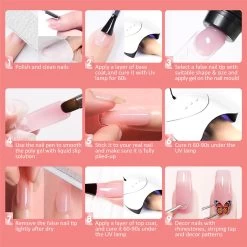 Merkloos Nepnagels - Polygel Set - Nagelverlengingsset - 8 Kleuren - Nagels Set - Temperatuurwisselgel - Lichtgevende Gel - Voor Beginners - Voor DIY Salon Art Nagels - Type A 22 Merkloos Nepnagels - Polygel Set - Nagelverlengingsset - 8 Kleuren - Nagels Set - Temperatuurwisselgel - Lichtgevende Gel - Voor Beginners - Voor DIY Salon Art Nagels - Type A -Cosmeticawinkel 1200x1200 522